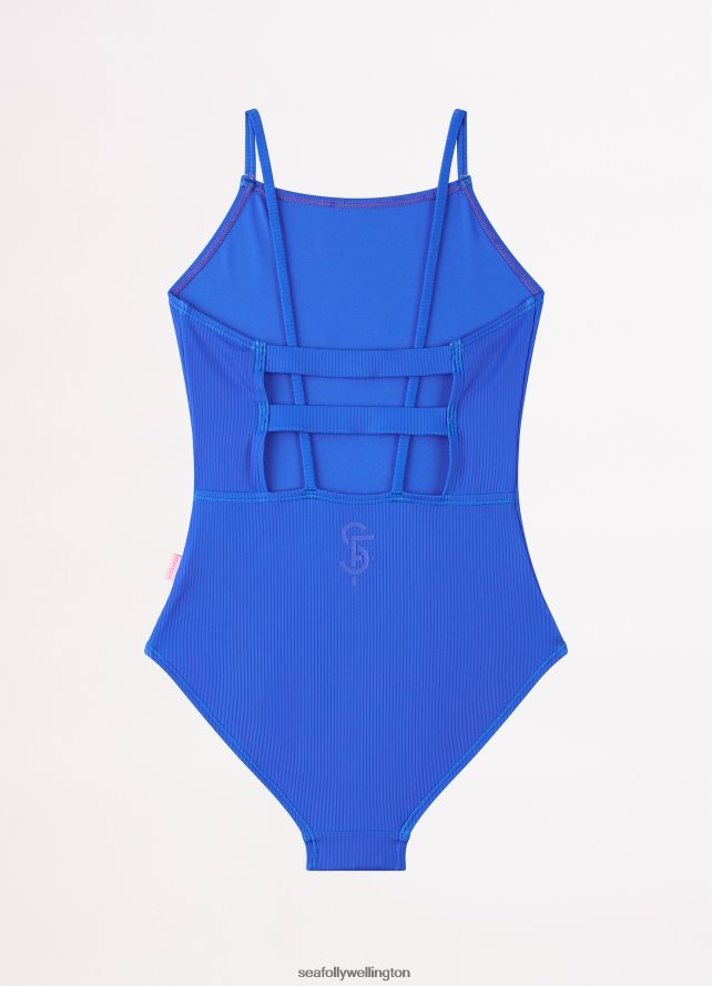 Seafolly Children Essential Girls One Piece Swimwear Royal LT08Z8794