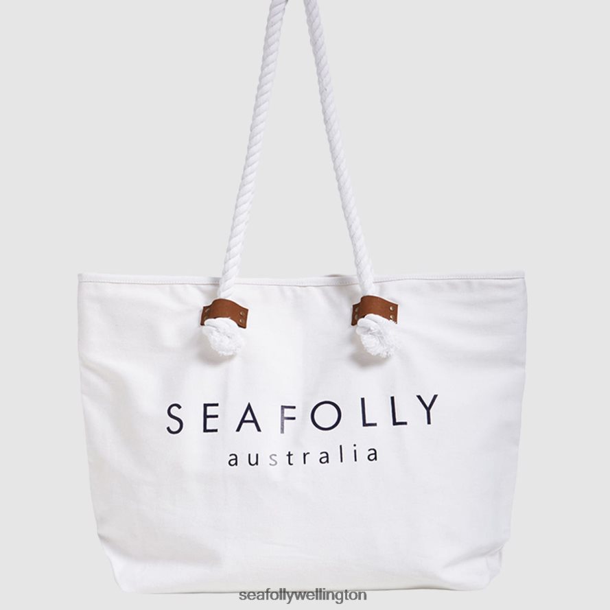 Seafolly Women Ship Sail Tote Bag Accessories White LT08Z8761