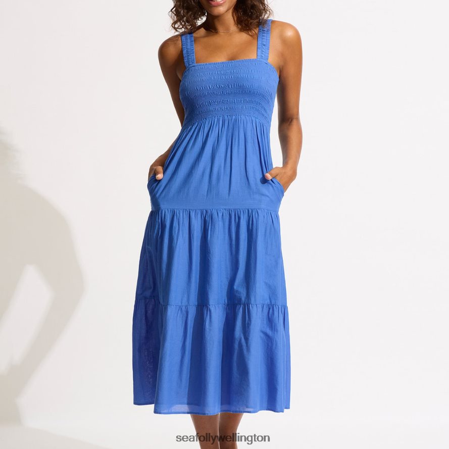 Seafolly Women Faithful Midi Clothes Azure LT08Z8667