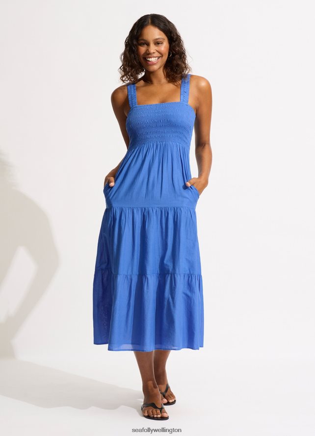 Seafolly Women Faithful Midi Clothes Azure LT08Z8667