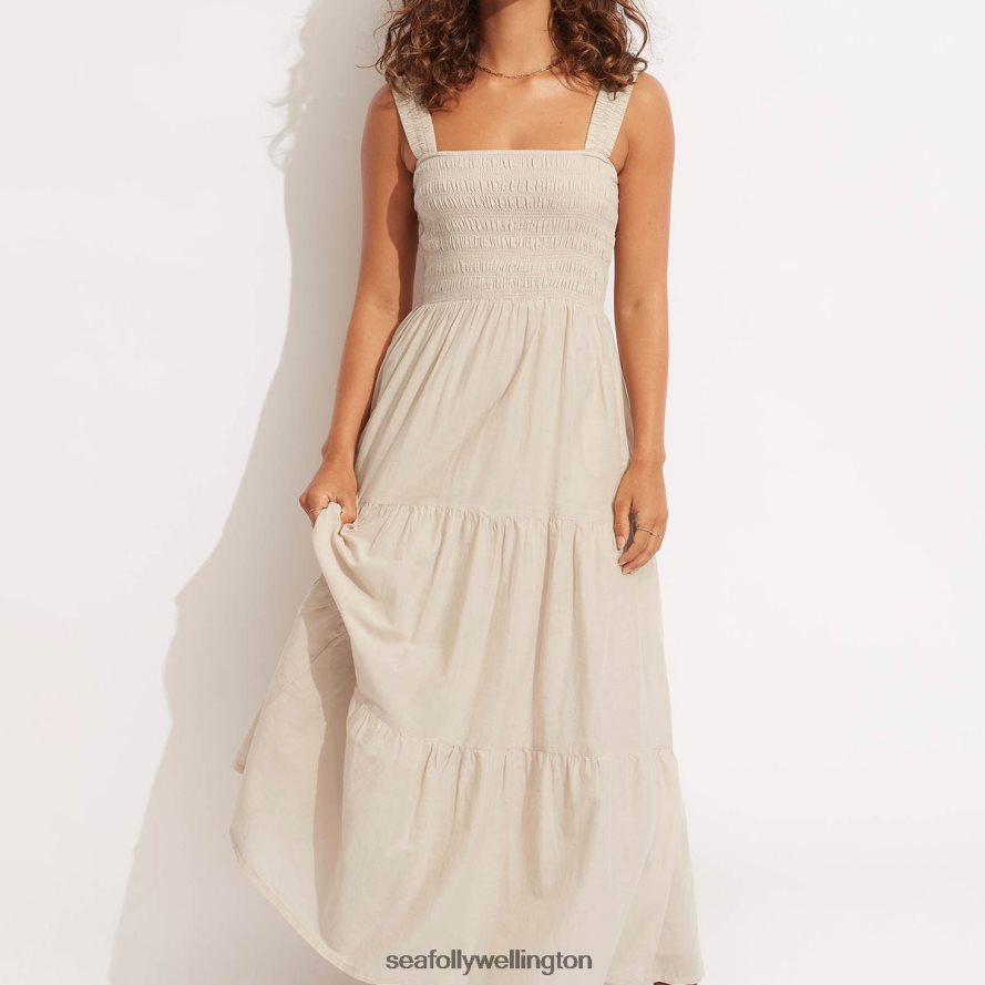 Seafolly Women Faithful Midi Clothes Natural LT08Z8670