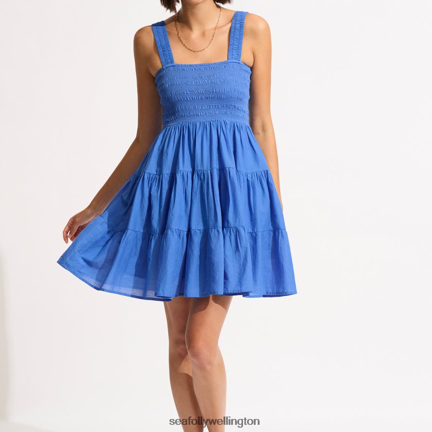 Seafolly Women Faithful Mini Dress Clothes Azure LT08Z8669