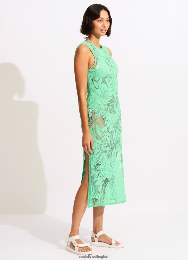 Seafolly Women Islands Cover Up Clothes Mint LT08Z8668