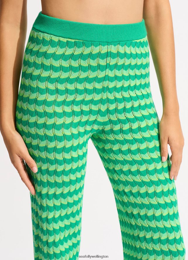 Seafolly Women Carnaby Knit Pant Clothes Jade LT08Z8654