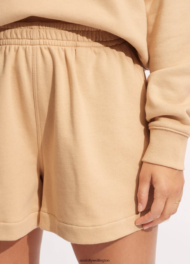 Seafolly Women Originals Lounge Short Clothes Camel LT08Z8665