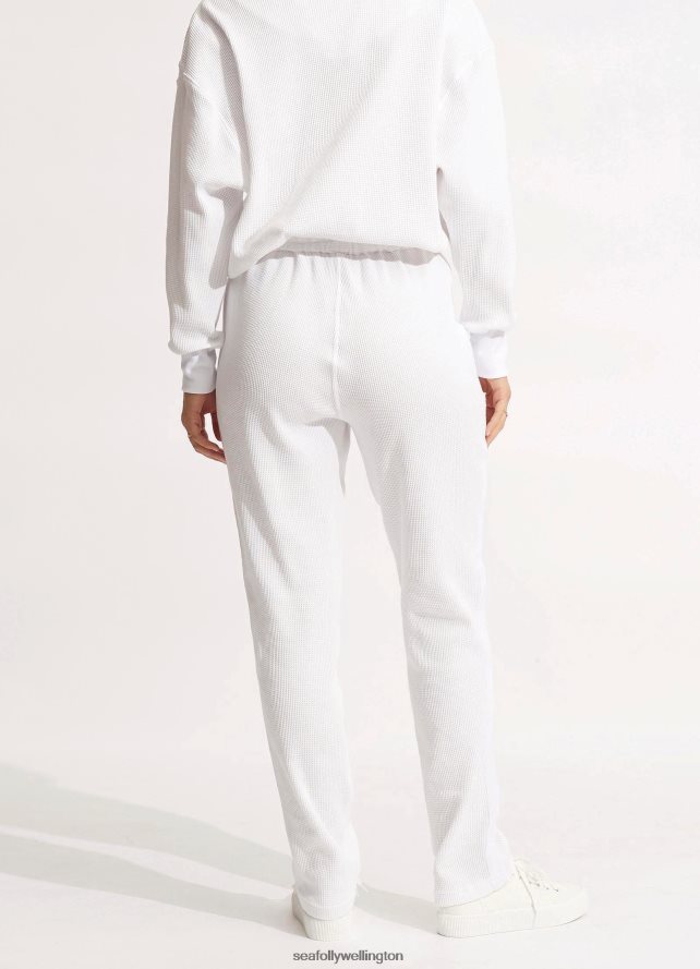 Seafolly Women Waffle Pant Clothes White LT08Z8664
