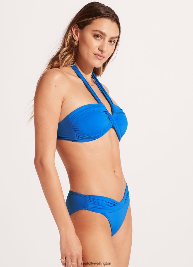Seafolly Women Collective Halter Bandeau Swimwear Azure LT08Z8175