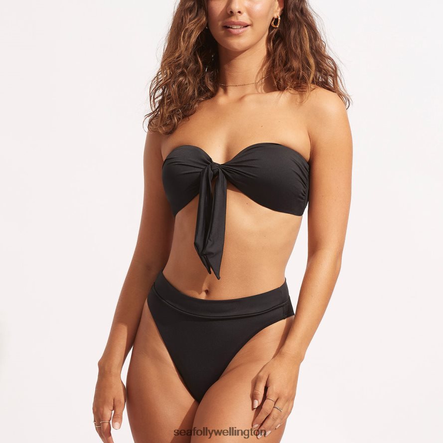 Seafolly Women Collective High Rise Pant Swimwear Black LT08Z8217