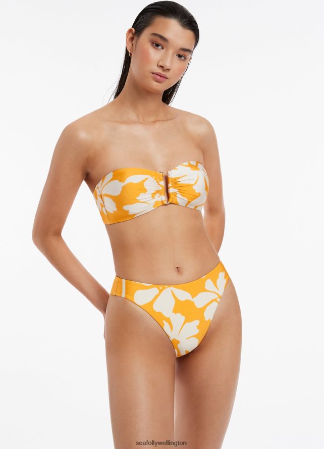 Seafolly Women Emporio High Legline Pant Swimwear Marigold LT08Z8534