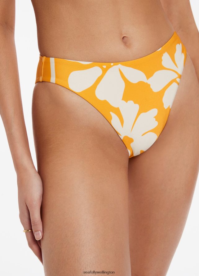 Seafolly Women Emporio High Legline Pant Swimwear Marigold LT08Z8534