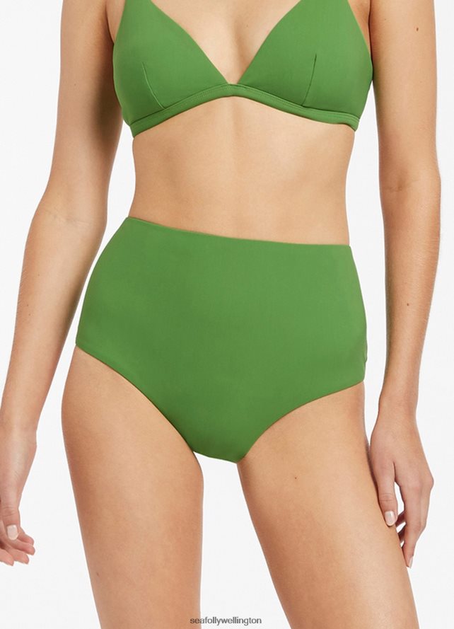 Seafolly Women Jetset Full Coverage Pant Swimwear Palm LT08Z8470