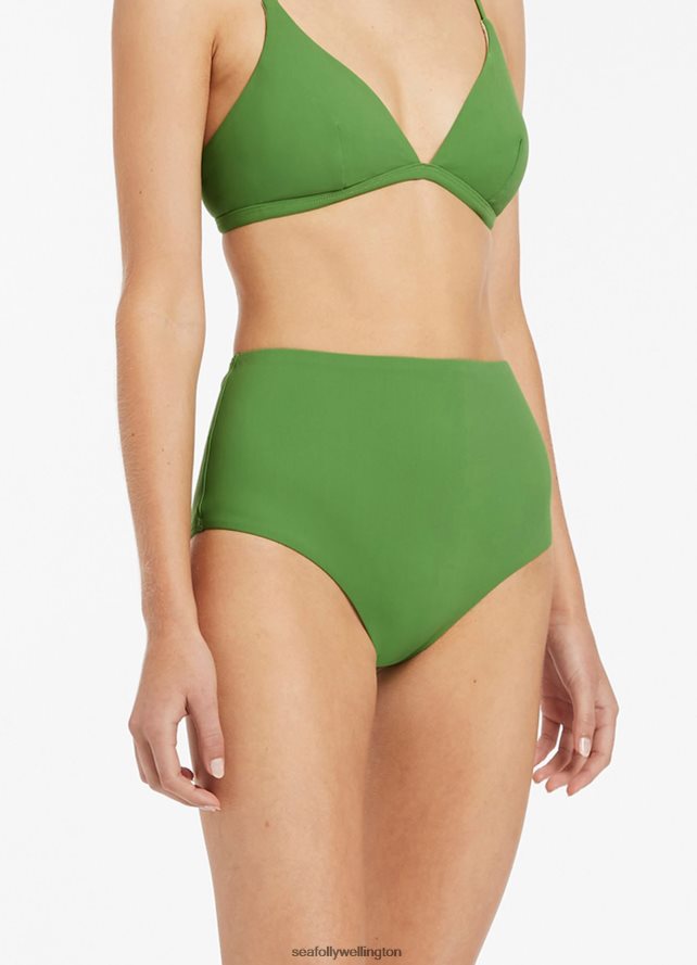 Seafolly Women Jetset Full Coverage Pant Swimwear Palm LT08Z8470