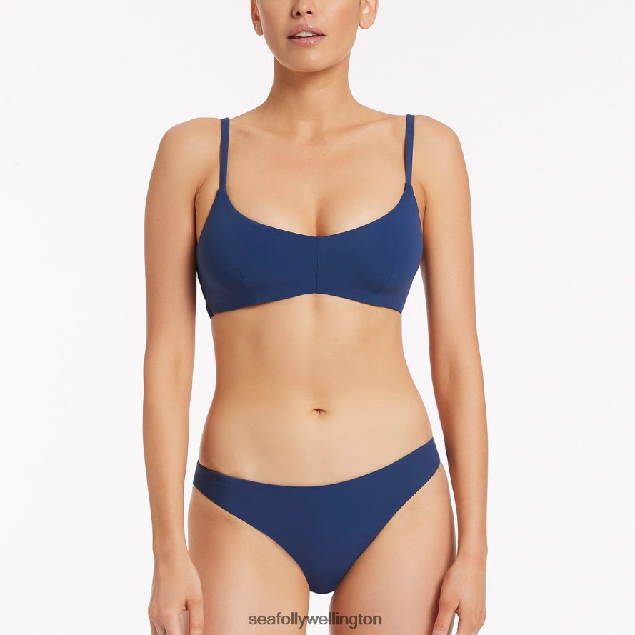 Seafolly Women Jetset Hipster Pant Swimwear Pacific Blue LT08Z8475