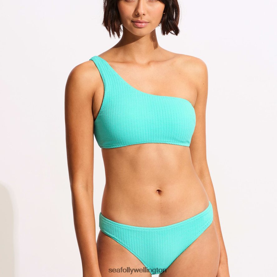 Seafolly Women Sea Dive Hipster Pant Swimwear Aruba Blue LT08Z8522