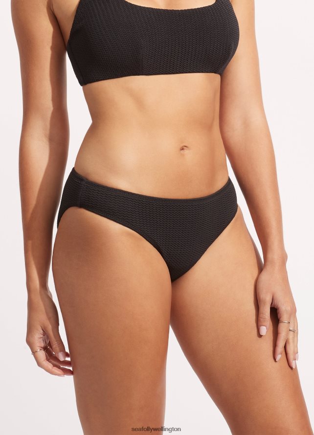 Seafolly Women Sea Dive Hipster Pant Swimwear Black LT08Z8254