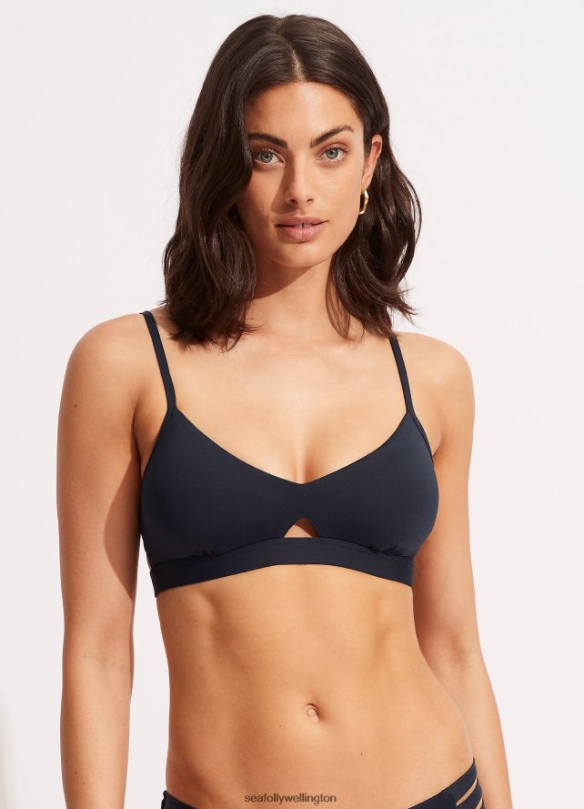 Seafolly Women Collective Hybrid Bralette Swimwear True Navy LT08Z8215