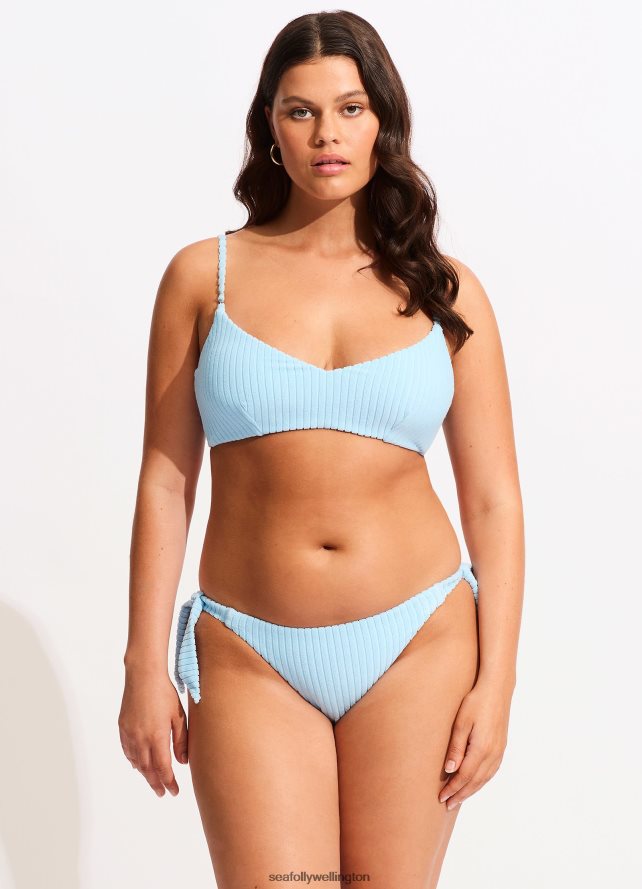 Seafolly Women Havana Bralette Swimwear Powder Blue LT08Z8567