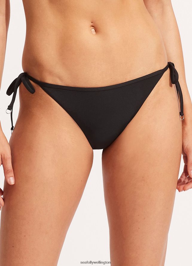 Seafolly Women Collective Hipster Tie Side Swimwear Black LT08Z8225